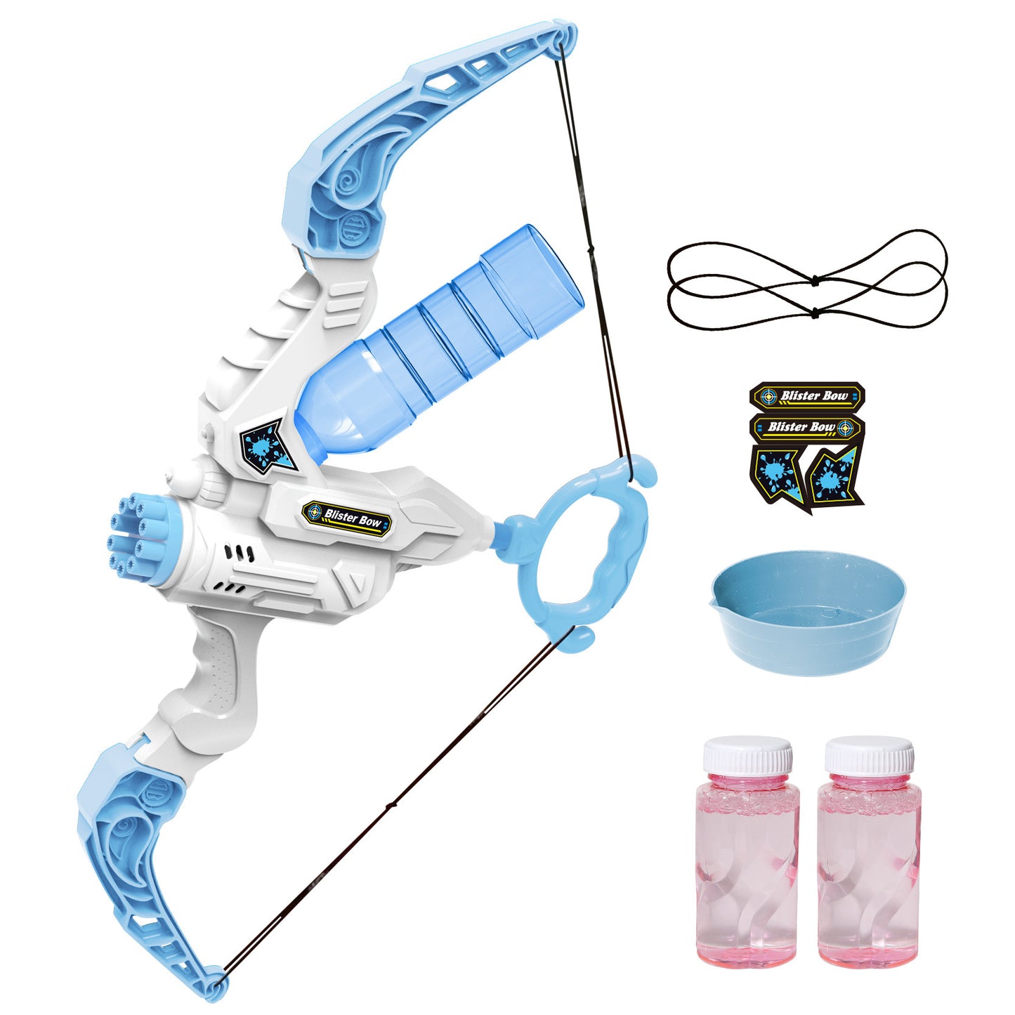 Bow And Arrow Automatic Bubble Blower And Launcher, Water Gun 2 In 1 Outdoor Toys For Children Kid Gifts